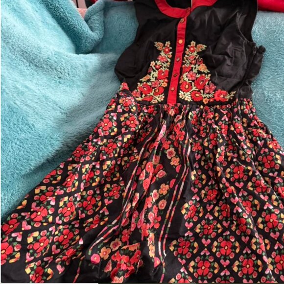 ModCloth A Conversation Masterpiece A-Line Dress - Picture 4 of 4